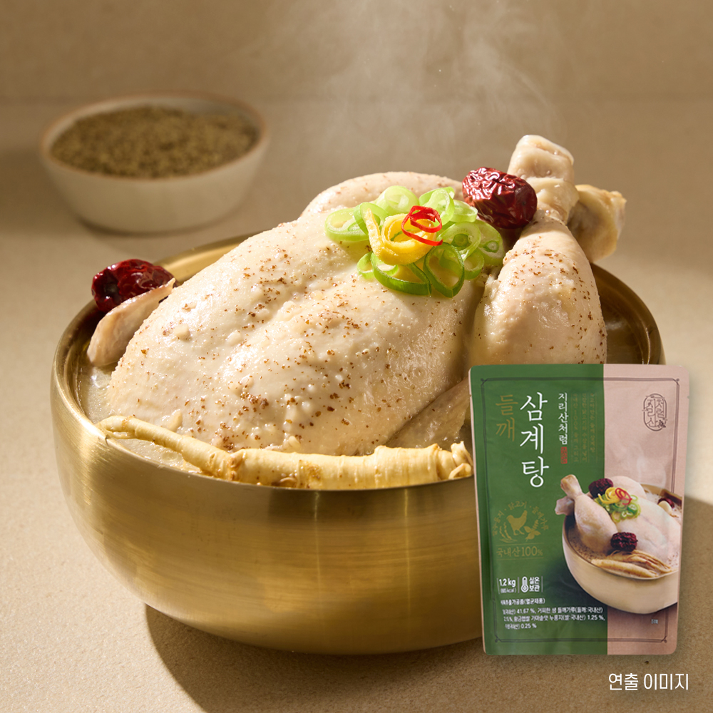 [지리산처럼] 고소한 국산 들깨삼계탕 1.2kg